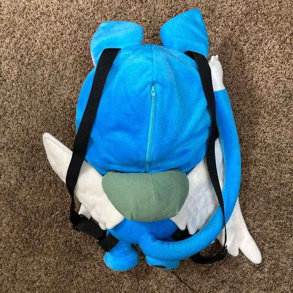 Fairy Tail Cat Happy Plush Anime Stuffed Animal Backpack
